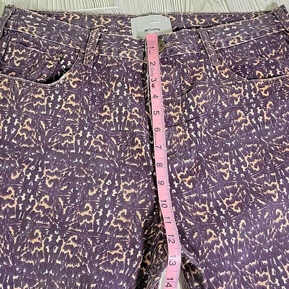 One Teaspoon Azteca Leopard Tapered Denim Jeans Womens Size 29 NWT - Picture 11 of 15